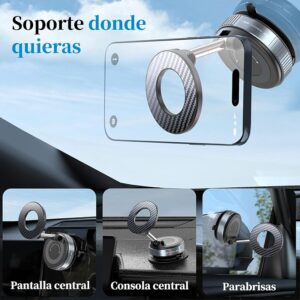 Soporte de móvil para coche con ventosa