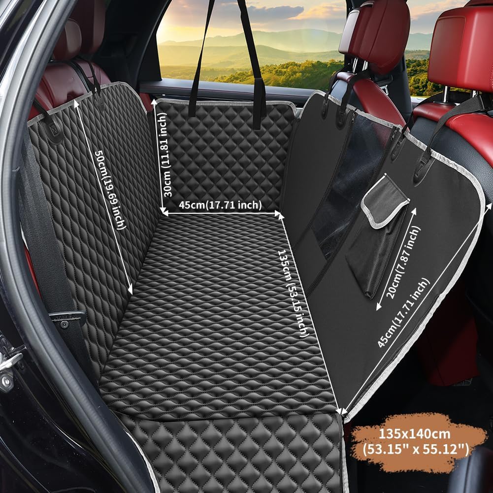 KYG Funda Coche Perro Impermeable y Antideslizante